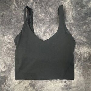 Gilly Hicks Active Brushed Fabric Black Sport Bra Tank Top